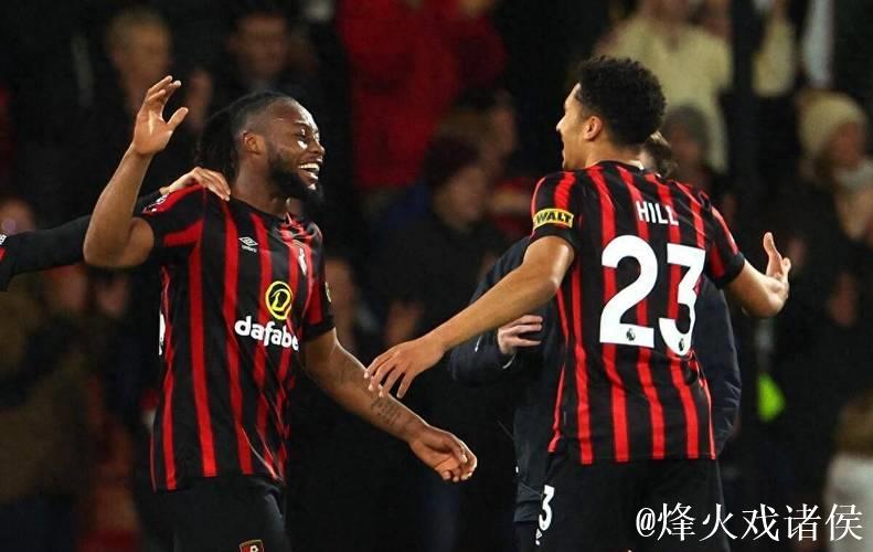 在曼联主场连续3场英超进球3+,伯恩茅斯是第一支做到的球队 在曼联主场连续3场英超进球3+,伯恩茅斯是第一支做到的球队